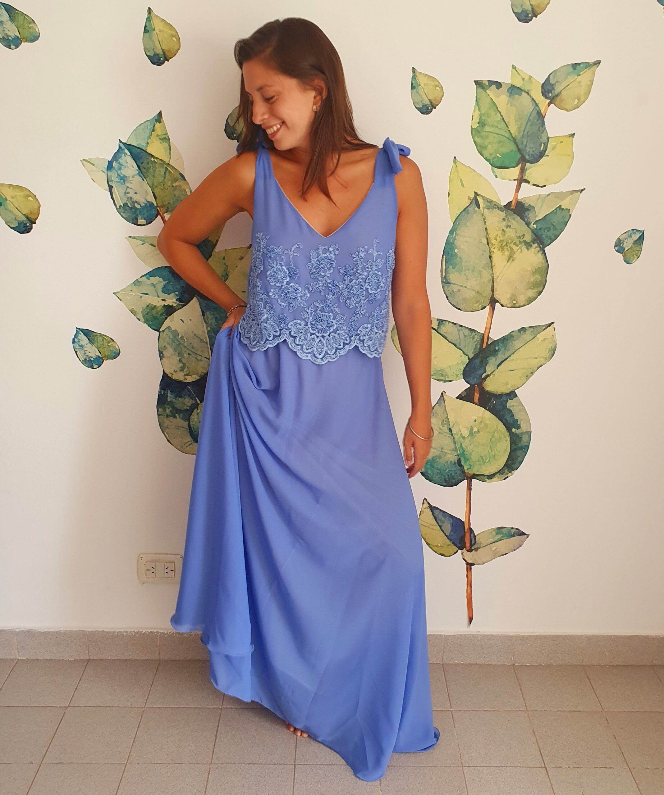 Top bordado para fiesta , nueva colección Etérea @micamarieasesora
